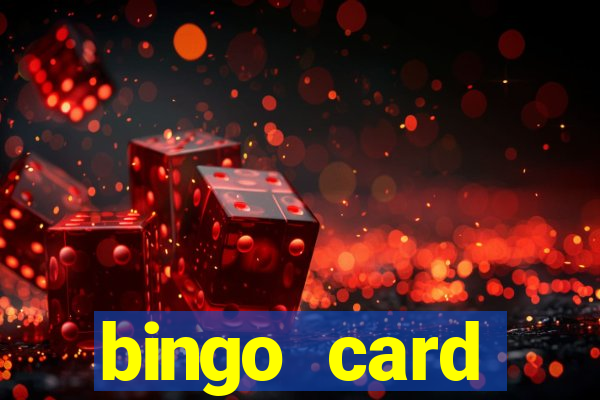 bingo card generator with pictures